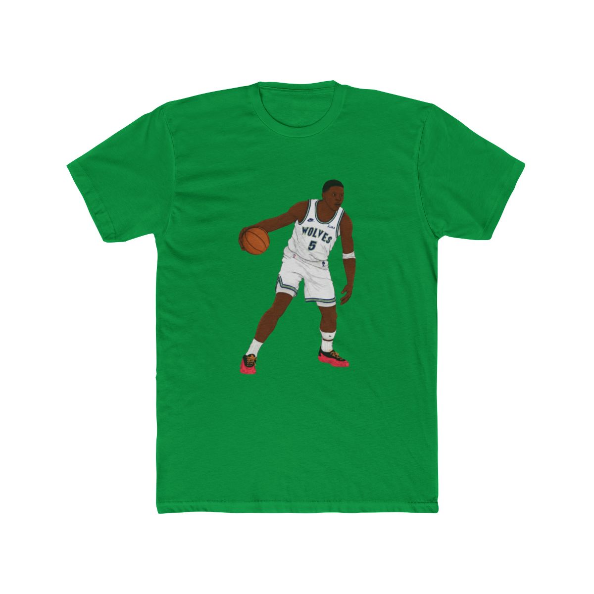 Anthony Edwards Digital Illustration T Shirt - alternate angle 4, merchandise