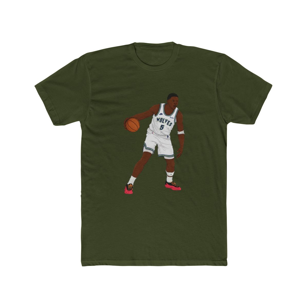 Anthony Edwards Digital Illustration T Shirt - Official T-Shirts merchandise