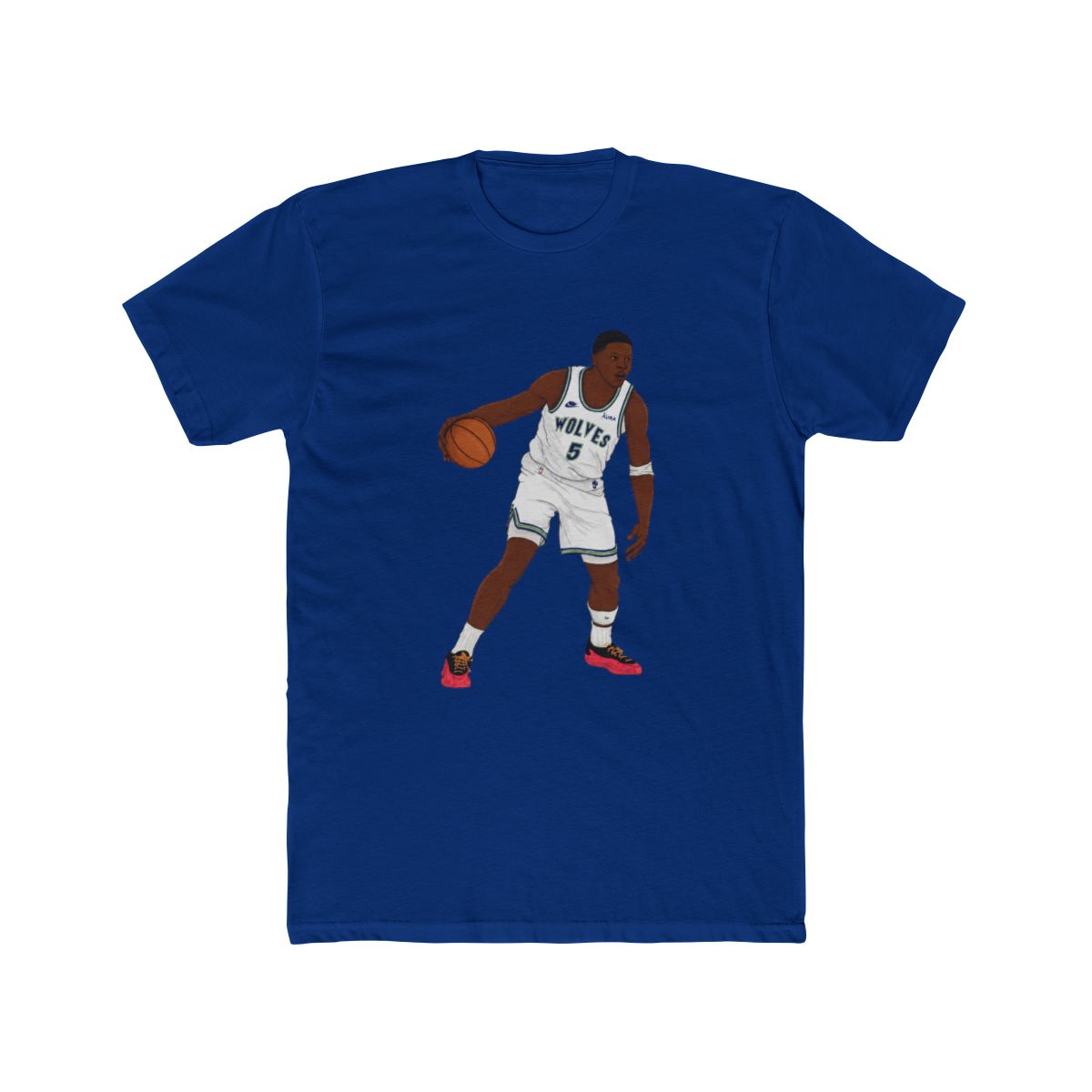 Anthony Edwards Digital Illustration T Shirt - alternate angle 3, merchandise