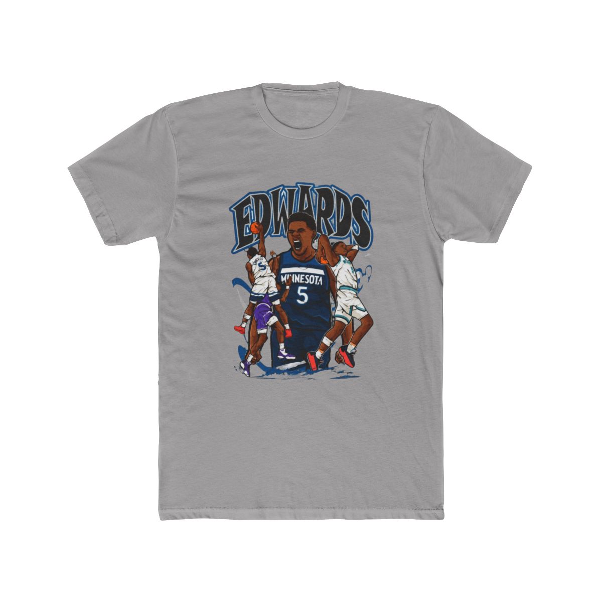 Anthony Edwards Cartoon T Shirt - alternate angle 5, merchandise