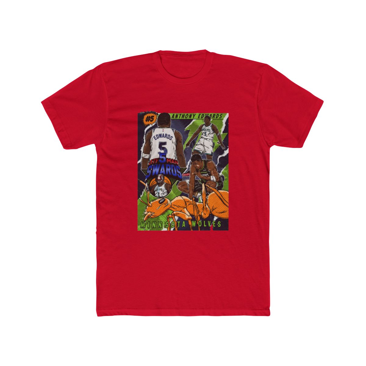Anthony Edwards Cartoon Style Comic Cover Style T Shirt