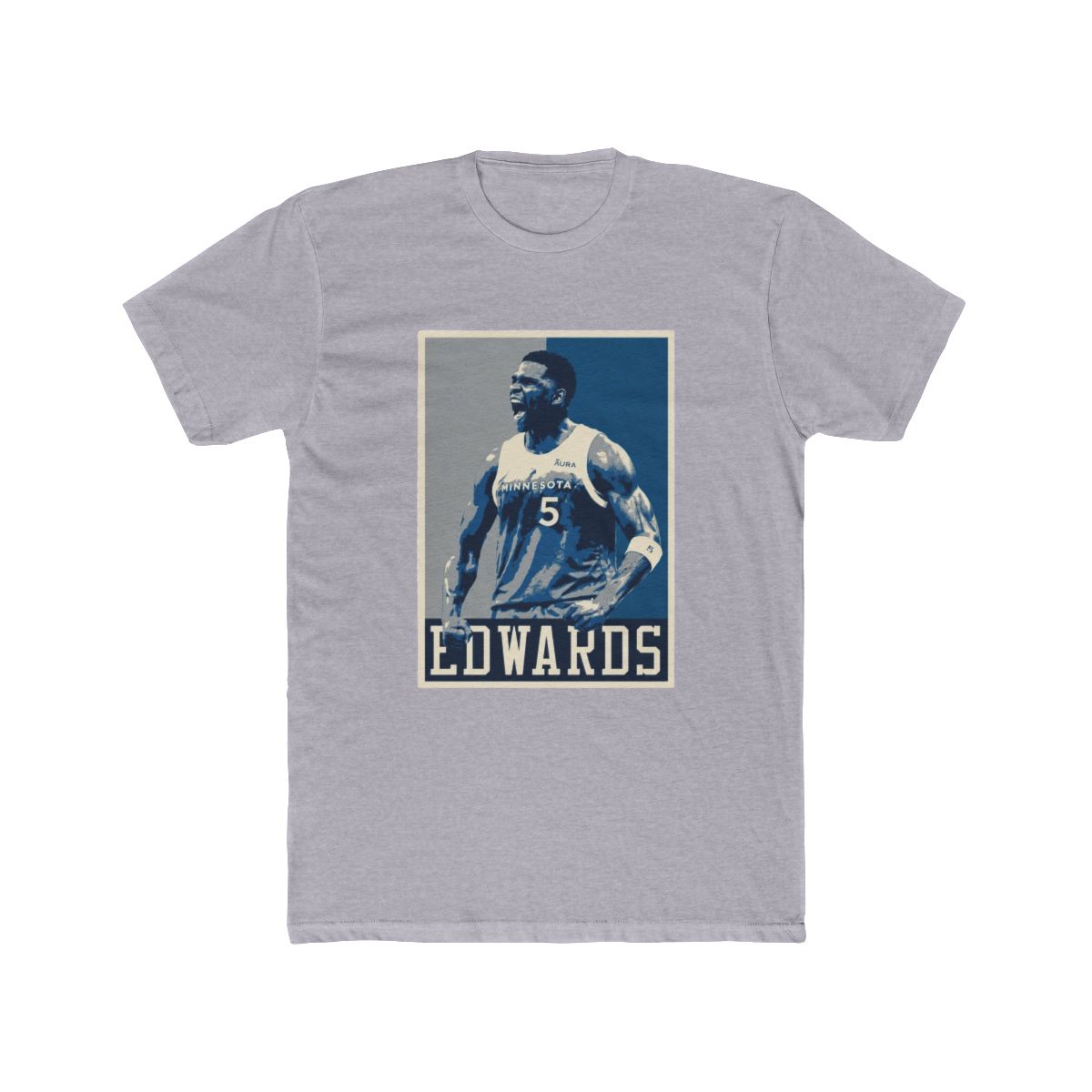 Anthony Edwards Pop Art Style T Shirt - alternate angle 3, merchandise