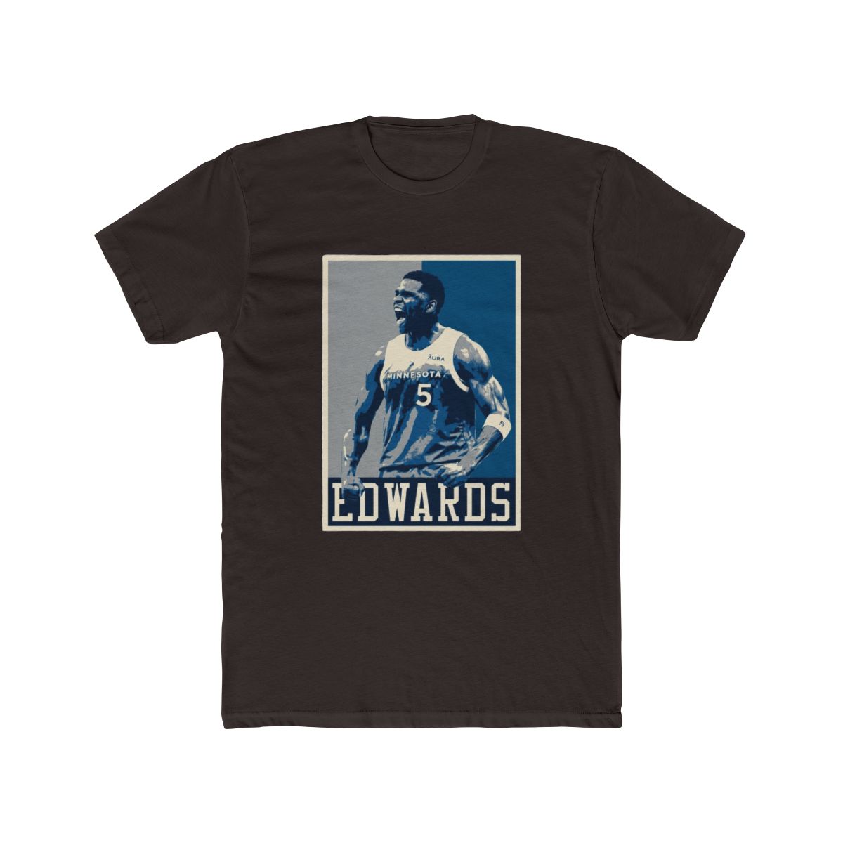 Anthony Edwards Pop Art Style T Shirt - alternate angle 2, merchandise