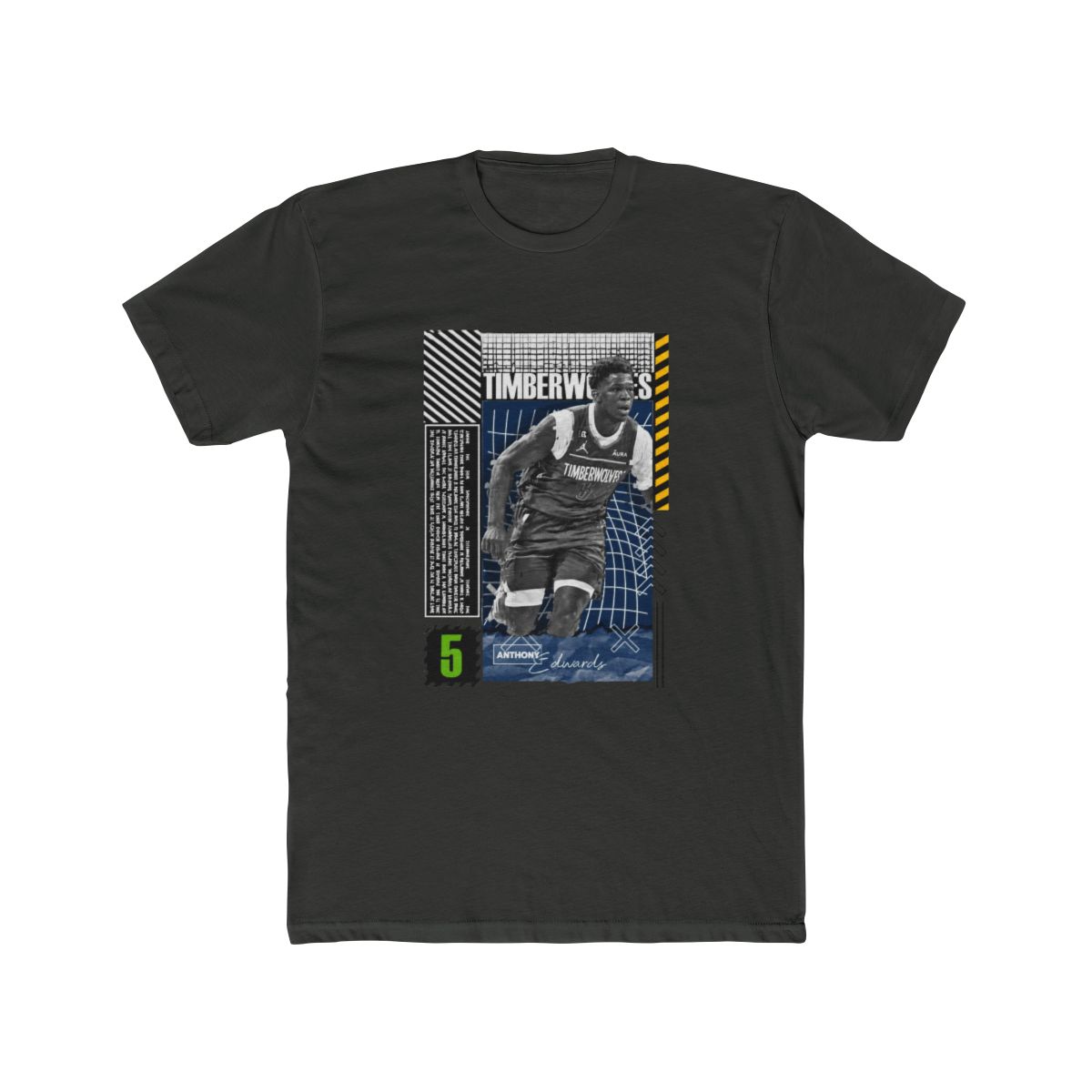 Anthony Edwards Basketball Design Poster Timberwolves T Shirt