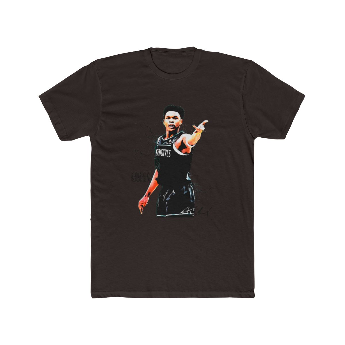Anthony Edwards Pose T Shirt - alternate angle 2, merchandise