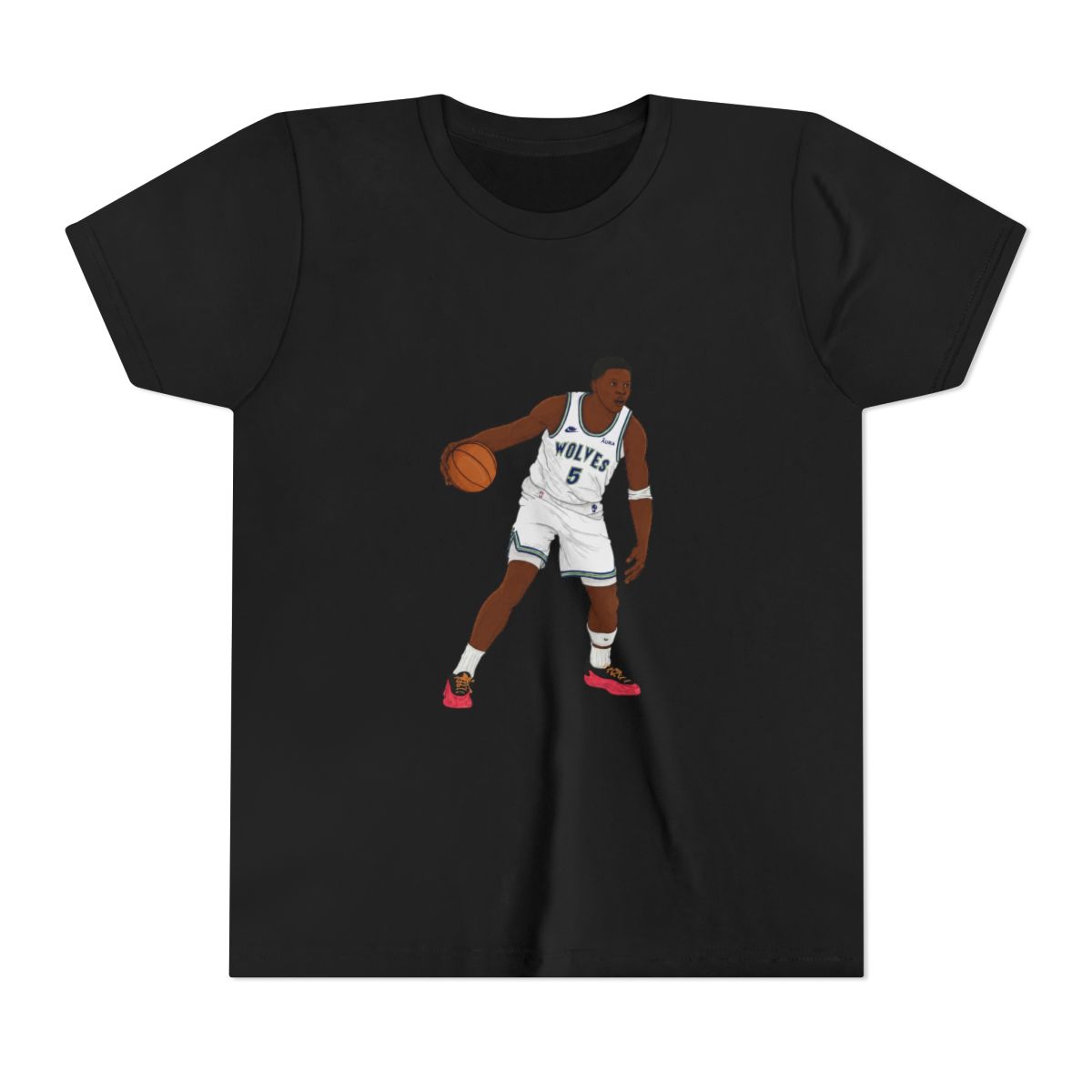 Anthony Edwards Digital Illustration Kids T Shirt