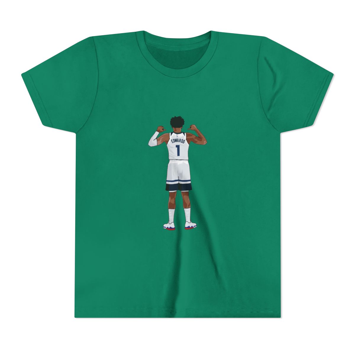 Anthony Edwards Goat Kids T Shirt - alternate angle 2, merchandise
