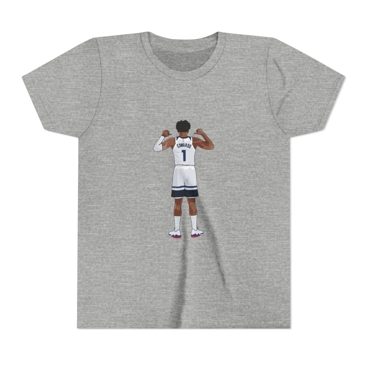 Anthony Edwards Goat Kids T Shirt - alternate angle 3, merchandise