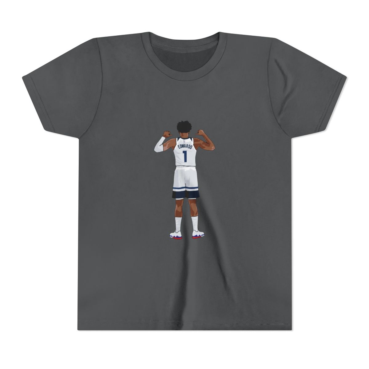 Anthony Edwards Goat Kids T Shirt - alternate angle 5, merchandise