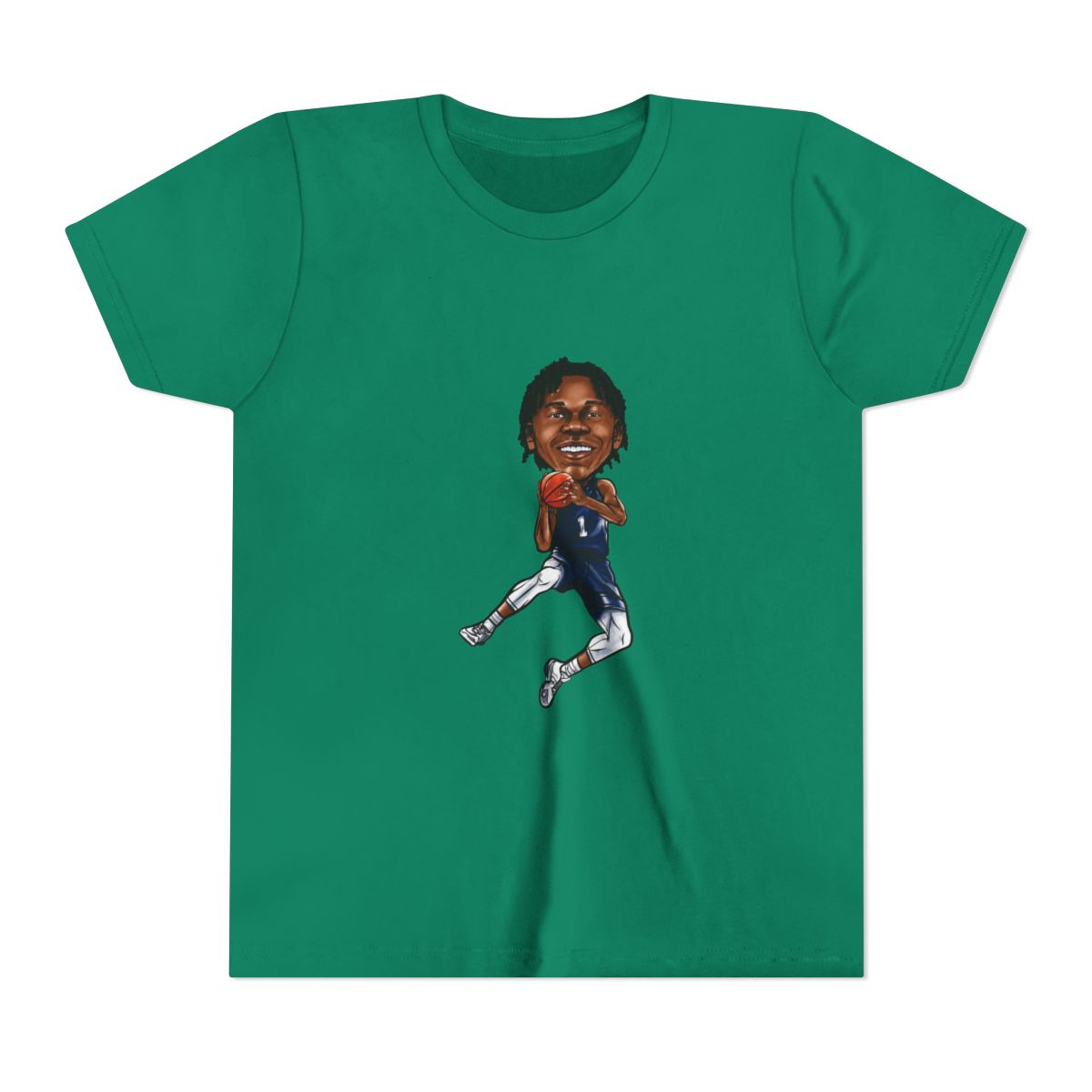 Anthony Edwards Minnesota Cartoon Kids T Shirt - alternate angle 3, merchandise