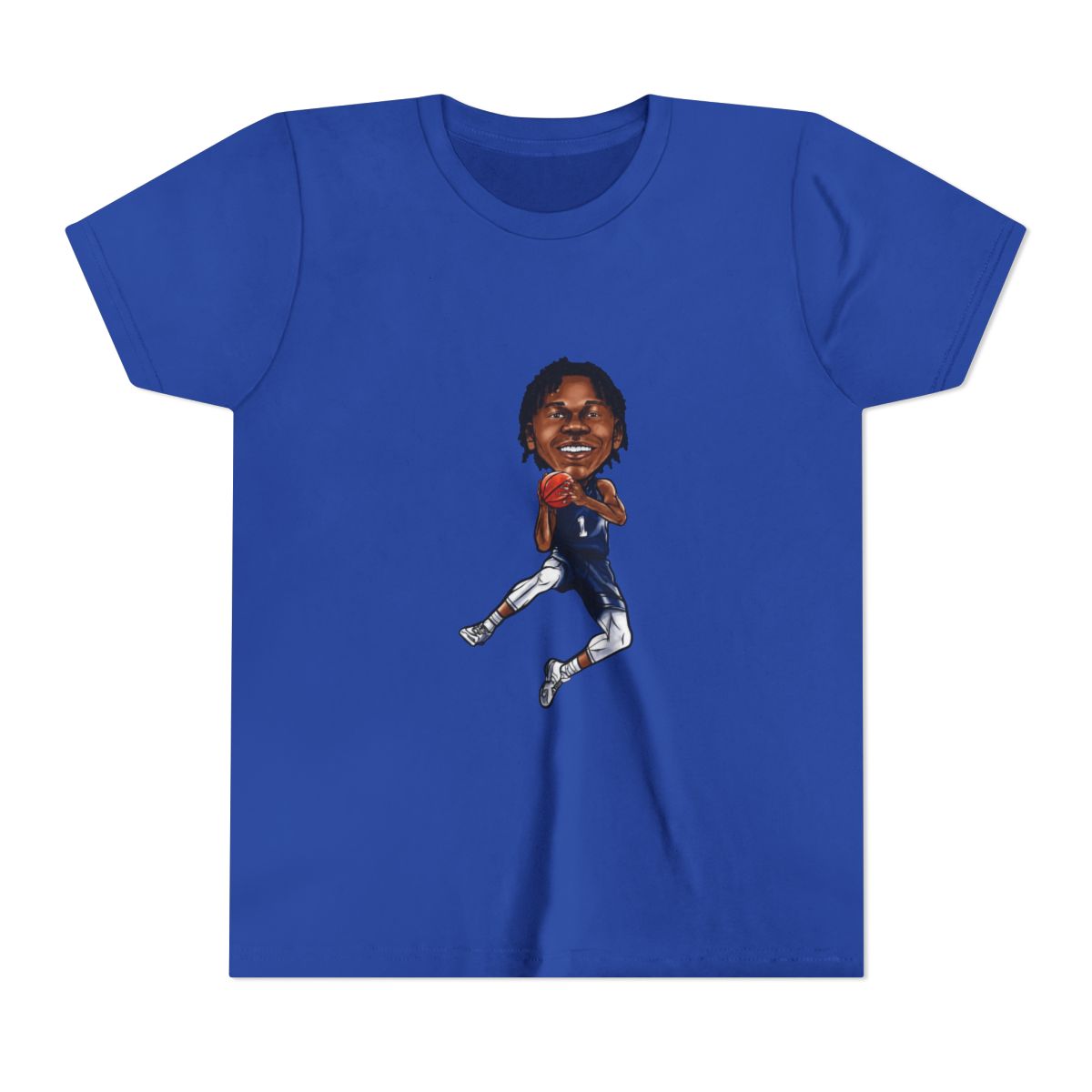 Anthony Edwards Minnesota Cartoon Kids T Shirt - alternate angle 4, merchandise