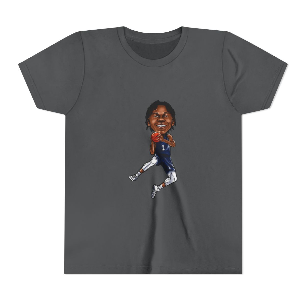 Anthony Edwards Minnesota Cartoon Kids T Shirt - alternate angle 5, merchandise