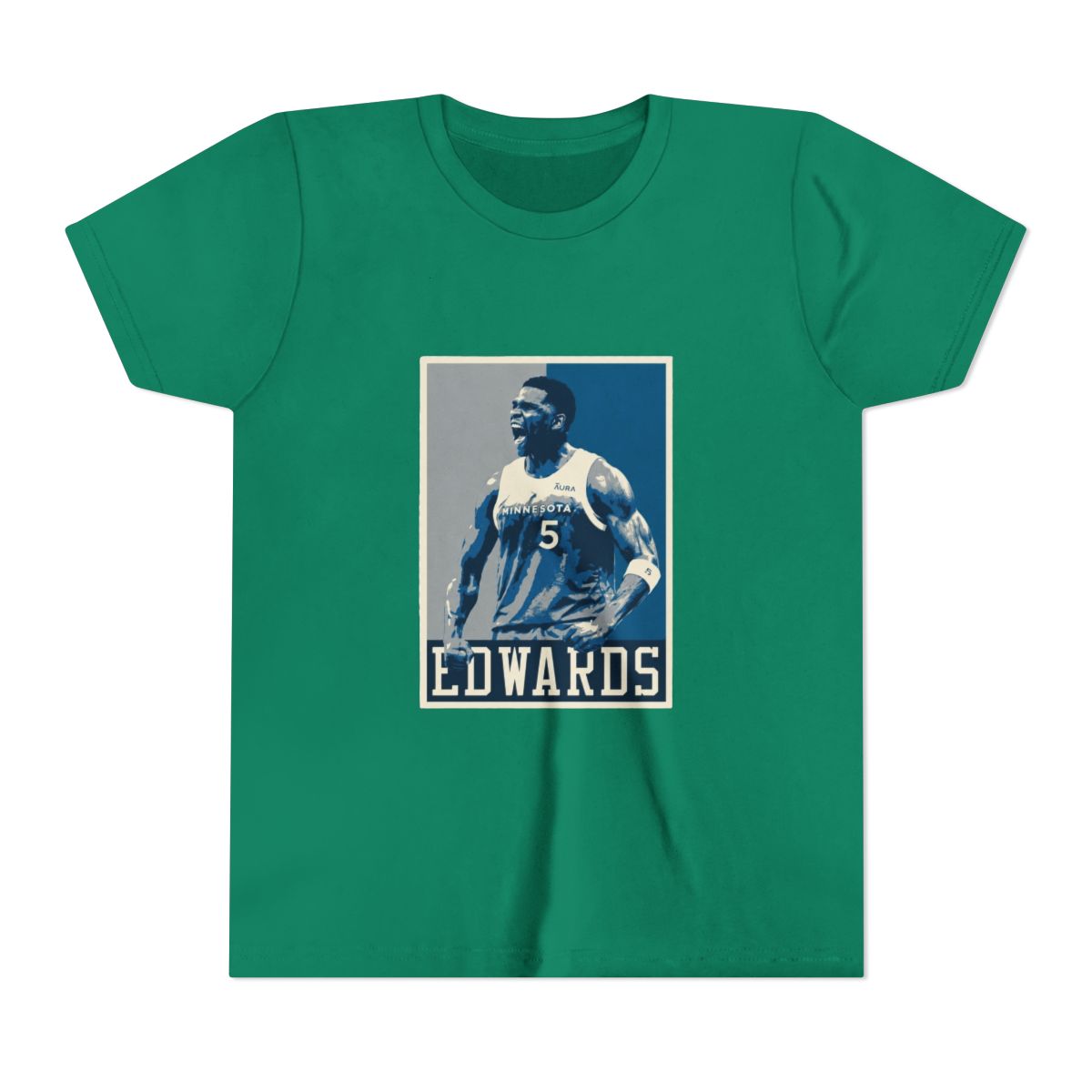 Anthony Edwards Pop Art Style Kids T Shirt