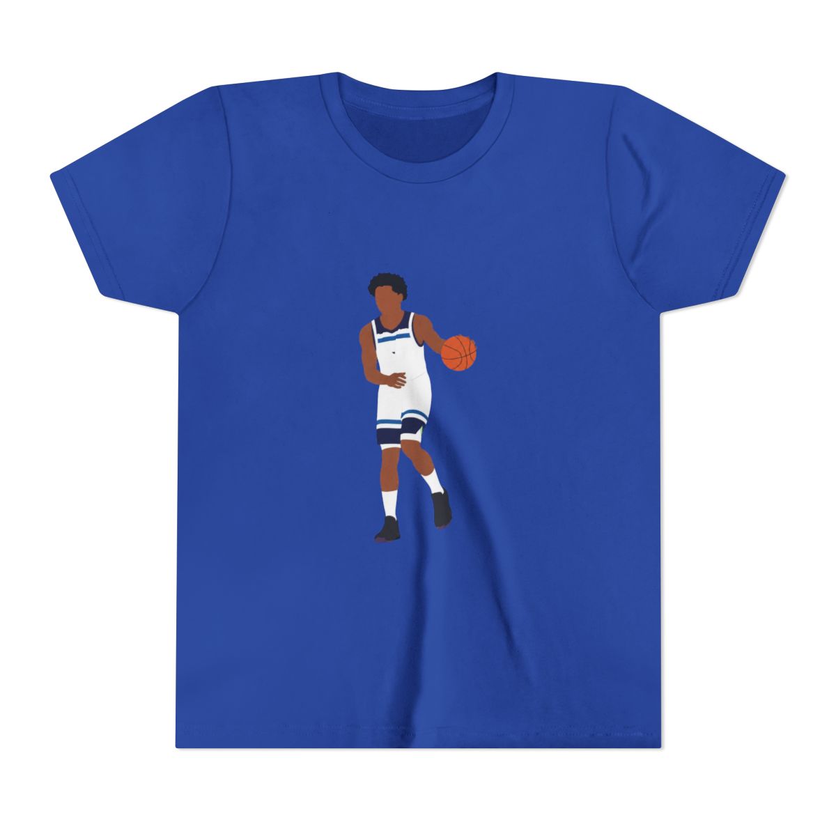 Anthony Edwards Timberwolves Kids T Shirt - alternate angle 4, merchandise