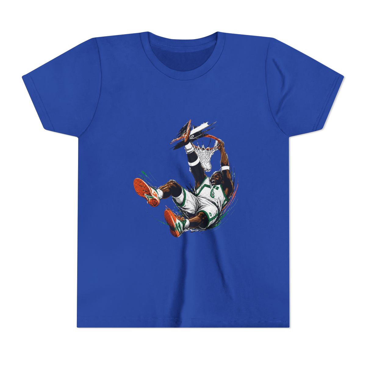anthony edwards vintage style ilustration Kids T Shirt - alternate angle 3, merchandise